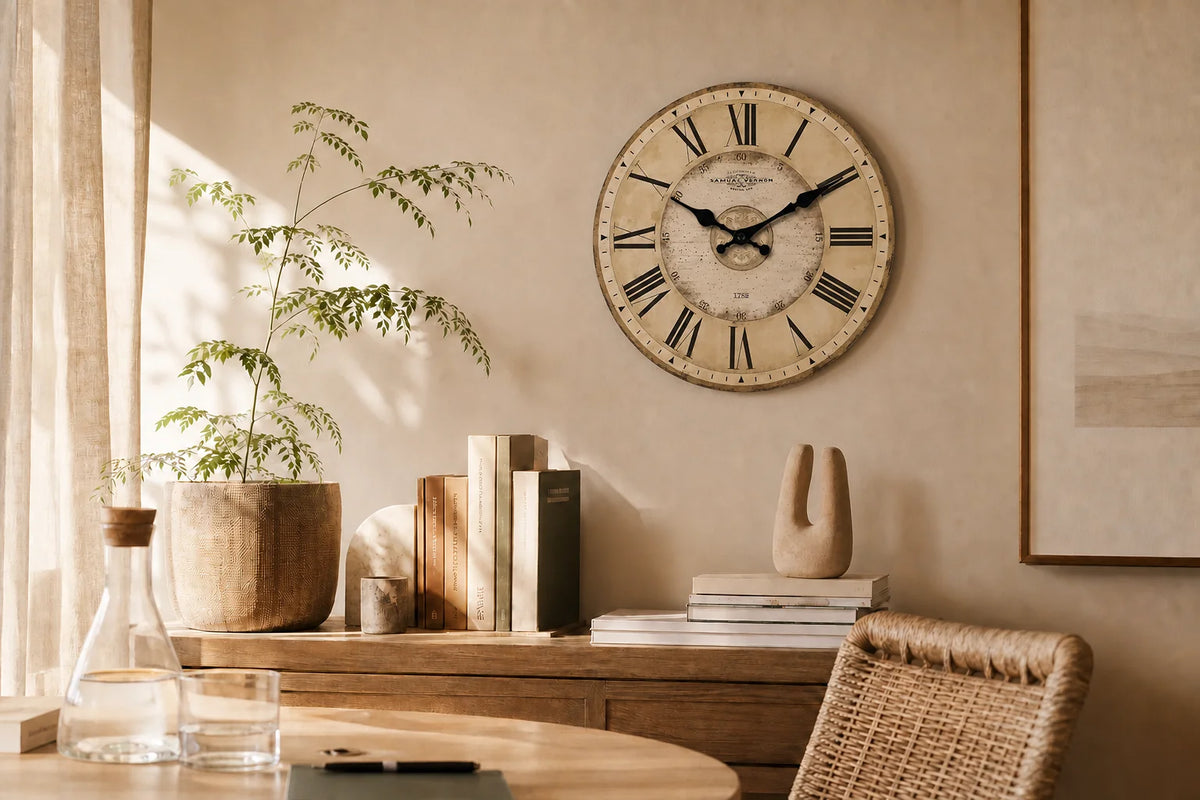 Chiffres romains ou chiffres arabes : quelle lisibilité pour votre horloge murale