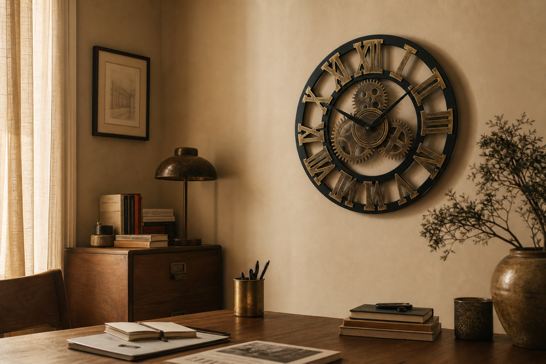 Horloge murale industrielle : comprendre le style atelier avant de l'adopter