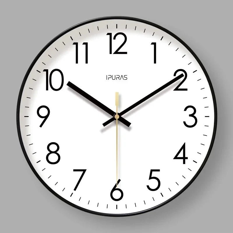 Albâtre — Horloge Murale Design Classique - Côté Horloge
