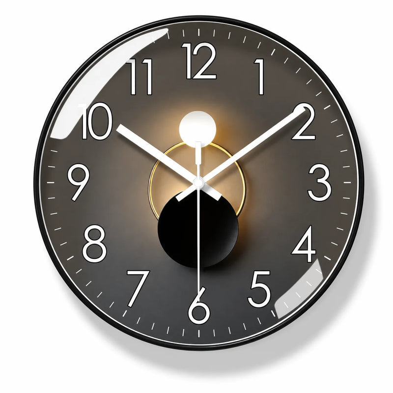 Horloge murale Sélène en forme de lune, Côté Horloge