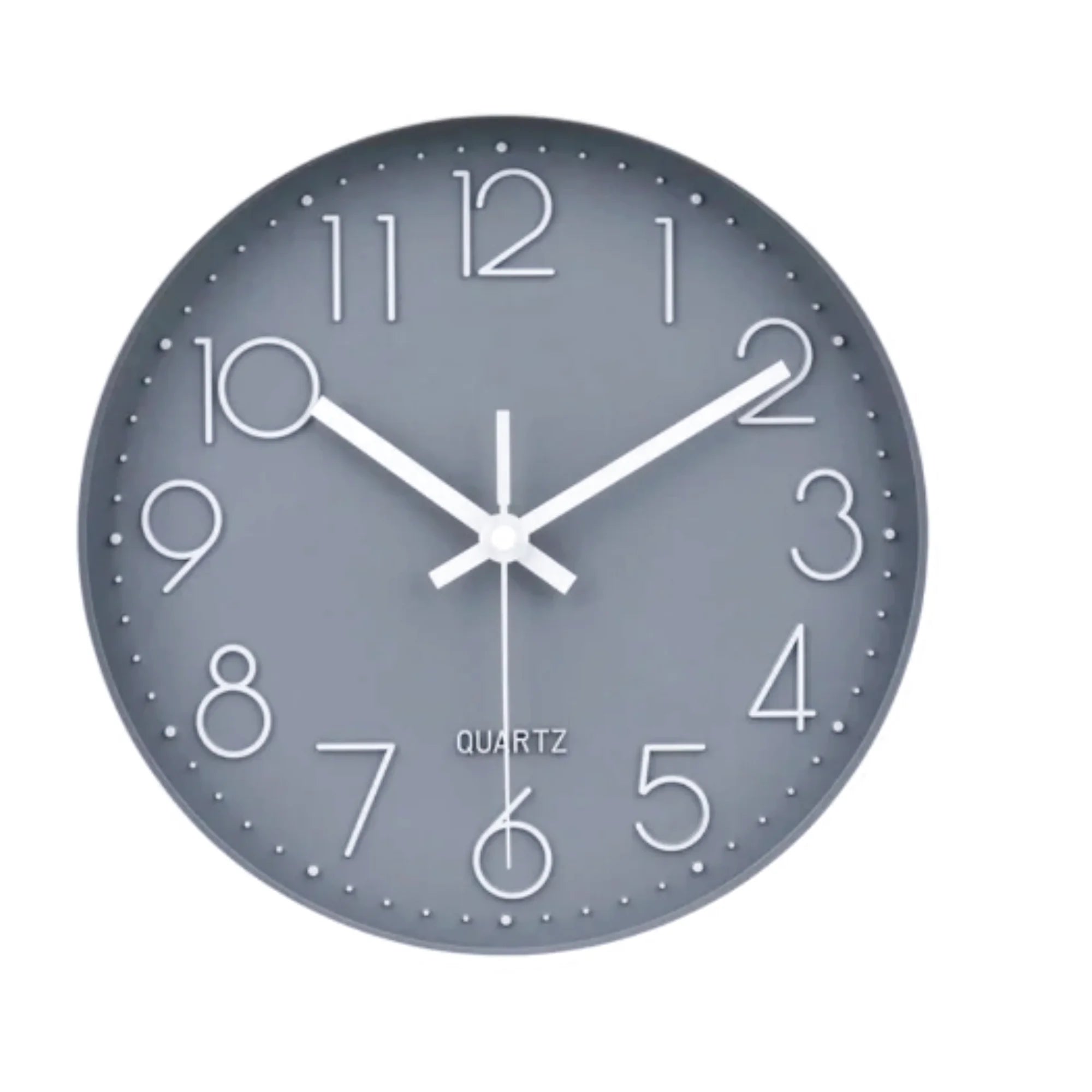 Horloge murale en quartz Côté Horloge, design minimaliste avec chiffres lumineux, décoration moderne et élégante pour intérieur.