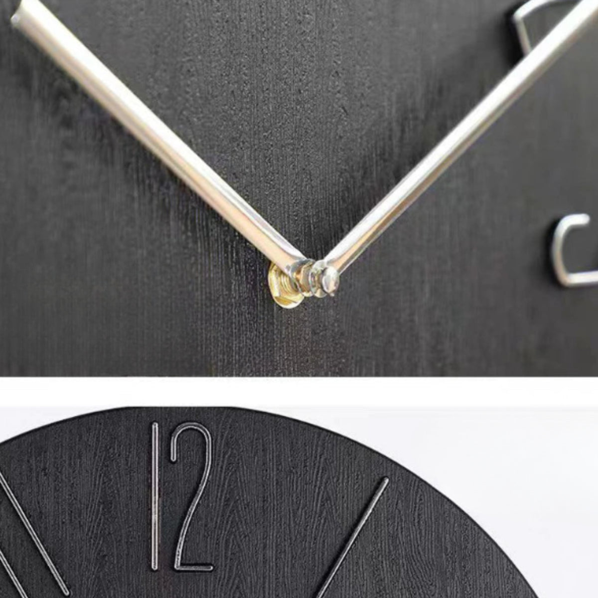 Horloge murale nordique en céramique transparente avec design scandinave, par Côté Horloge.