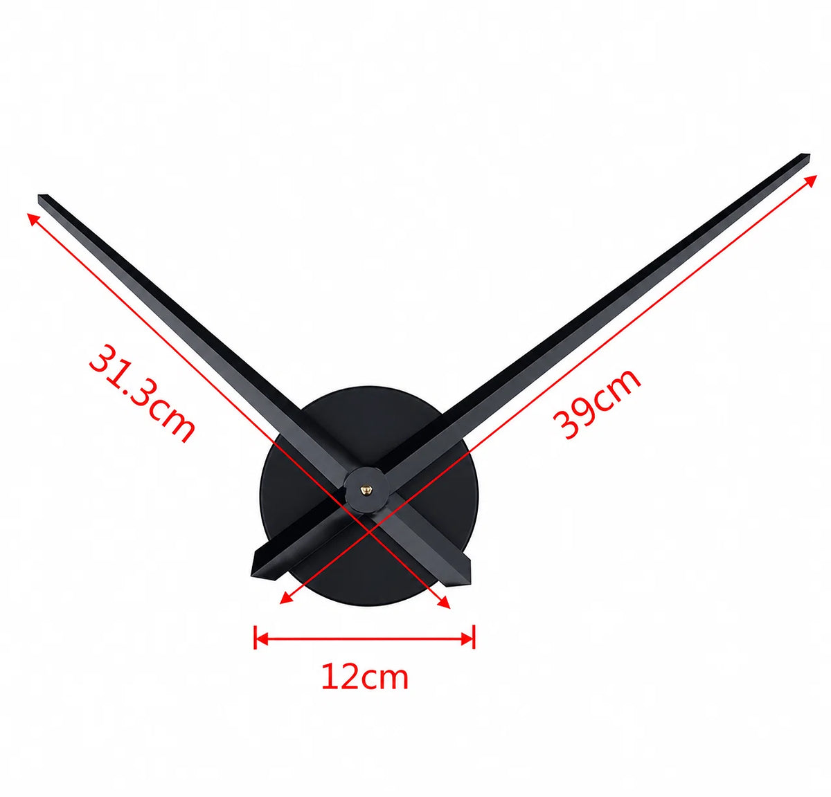 Kit Aiguilles, aiguilles métalliques pour horloge murale géante