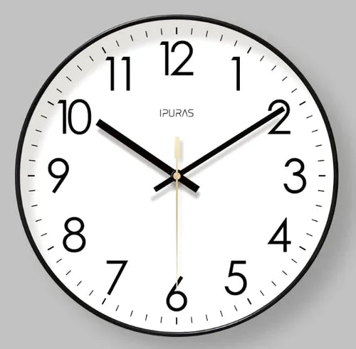 Horloge murale en albâtre de style classique, conçue par Côté Horloge, avec un cadran élégant et détails raffinés.