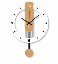 Hygge — Horloge Murale Design à Balancier Design Scandinave