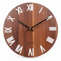 Aurore — Horloge Murale Bois Ajourée Chiffres Arabes
