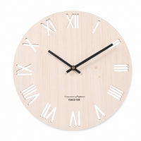 Aurore — Horloge Murale Bois Ajourée Chiffres Arabes