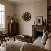 Nocturne — Horloge Murale Bois Lumineuse Effet Veilleuse