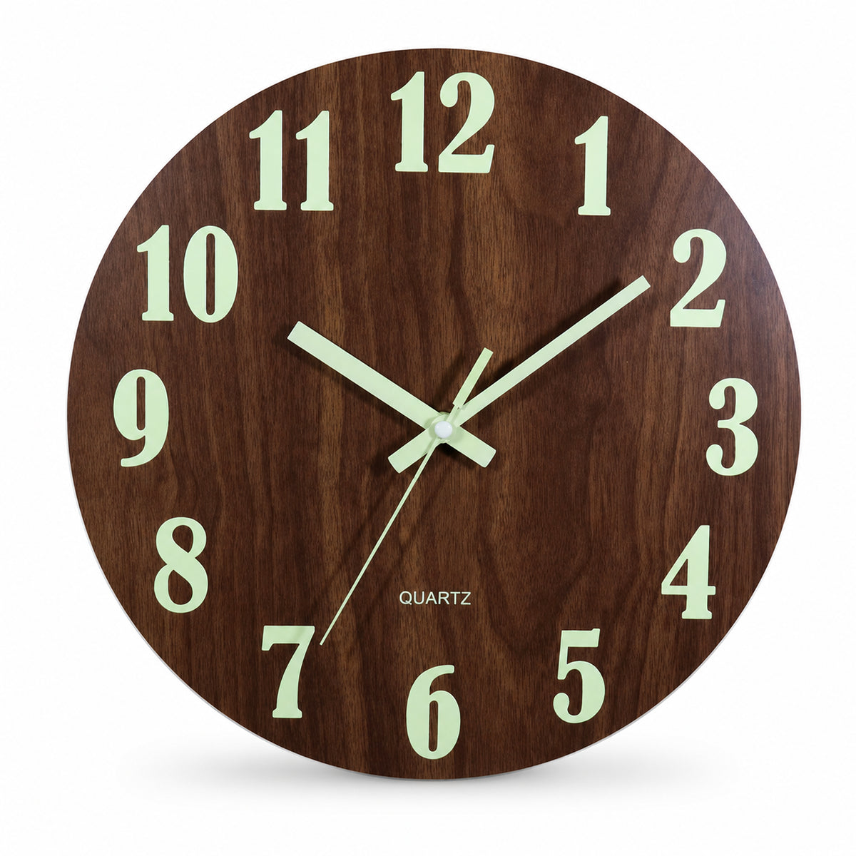 Nocturne — Horloge Murale Bois Lumineuse Effet Veilleuse