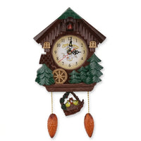Nichée, horloge coucou murale maison dans l'arbre 32 cm, vue principale, Côté Horloge