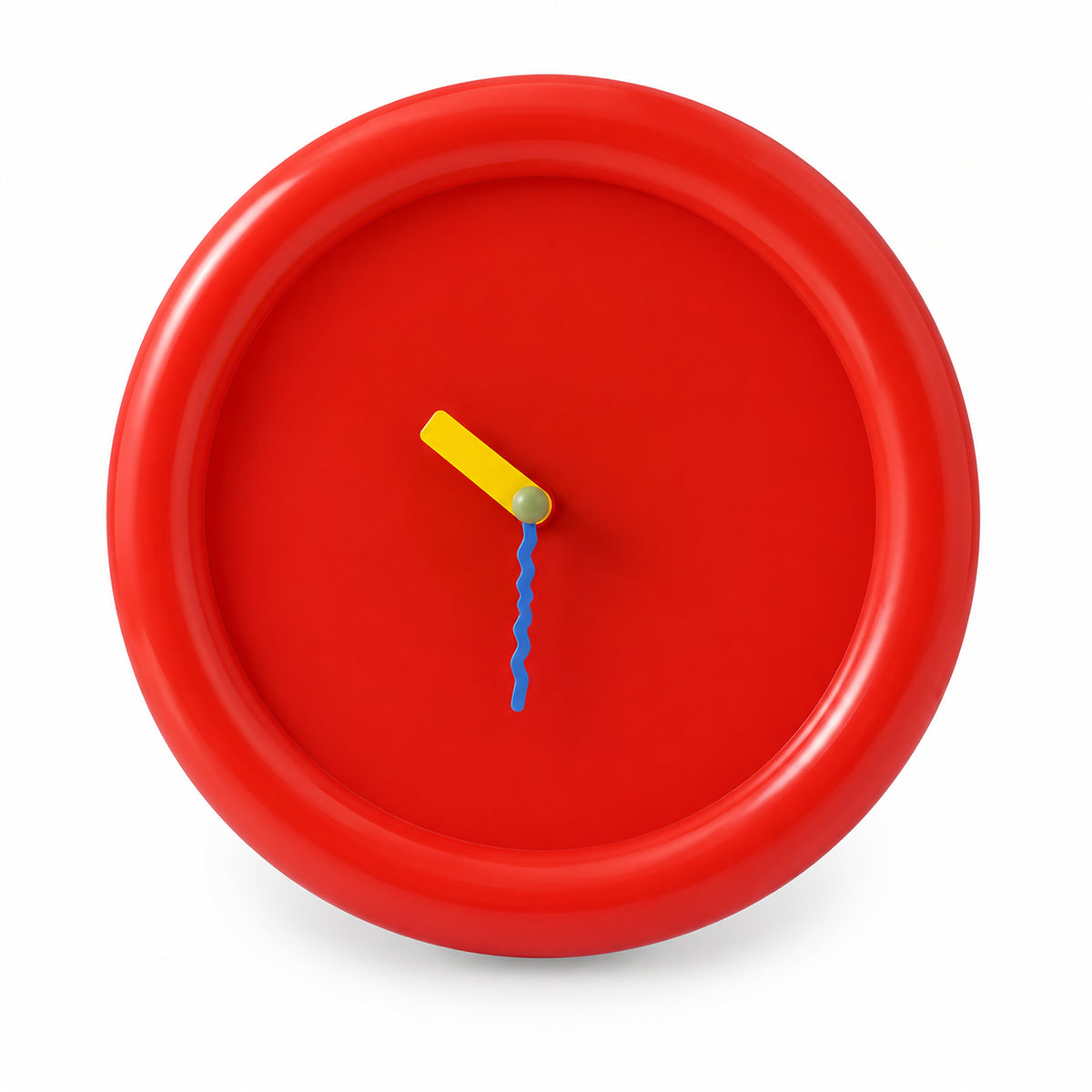 Palette — Horloge Murale Design Aiguilles Colorées
