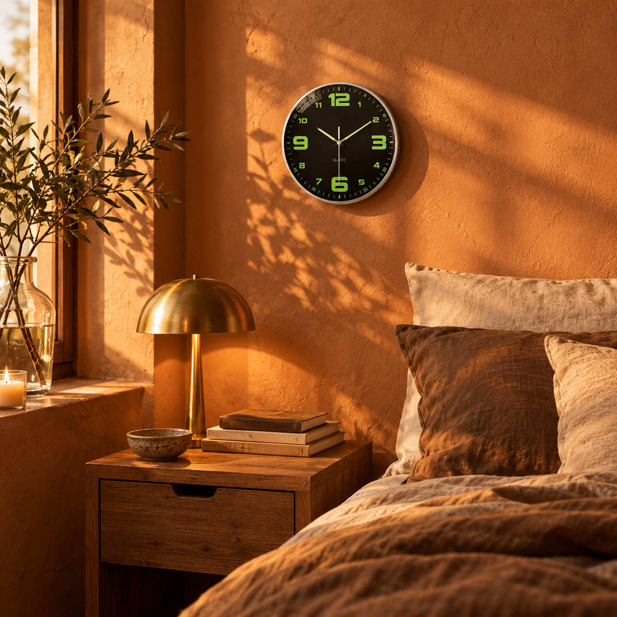 Lueur — Horloge Murale Lumineuse Silencieuse