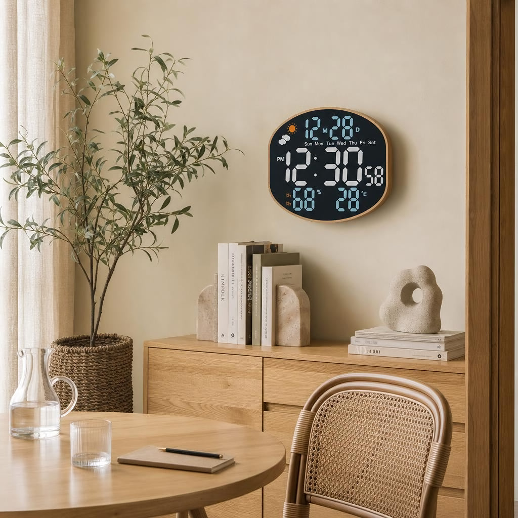 Climat — Horloge Digitale Station Météo Veilleuse Nocturne