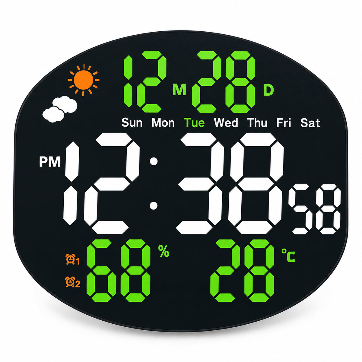 Climat — Horloge Digitale Station Météo Veilleuse Nocturne