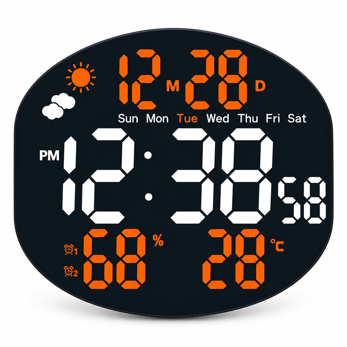 Climat — Horloge Digitale Station Météo Veilleuse Nocturne