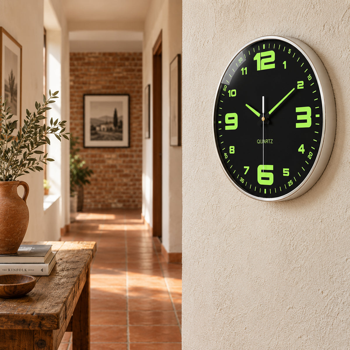 Lueur — Horloge Murale Lumineuse Silencieuse