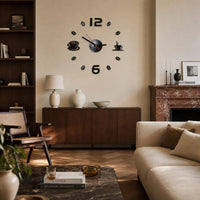 Mosaïque — Stickers Horloge Murale DIY Effet Miroir