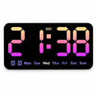 Minuit — Horloge Digitale à Réveil Sonore et Double Alarme