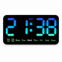 Minuit — Horloge Digitale à Réveil Sonore et Double Alarme