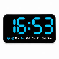 Minuit — Horloge Digitale à Réveil Sonore et Double Alarme