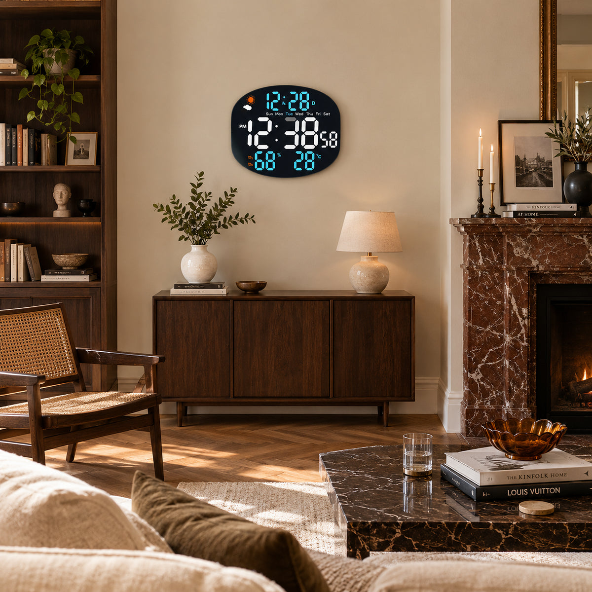 Climat — Horloge Digitale Station Météo Veilleuse Nocturne