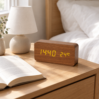 Pavé — Réveil Numérique en Bois