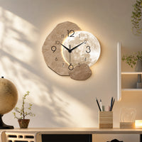 Horloge murale Kanso de style Japandi de Côté Horloge, design épuré avec cadran minimaliste et finition élégante.