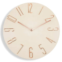 Horloge murale Scandinave Nordique Côté Horloge avec design épuré et moderne, idéale pour décoration intérieure élégante.