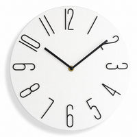 Horloge murale Nordique design scandinave, ambiance salon épuré, Côté Horloge