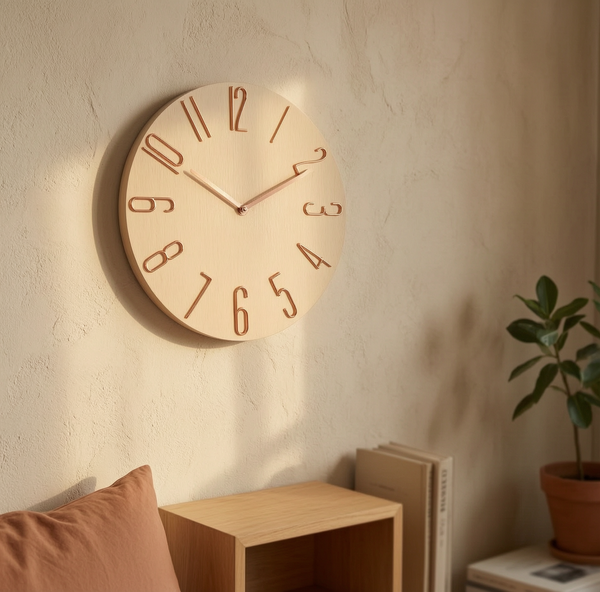 Nordique — Horloge Murale Design Scandinave