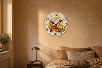 Provence, horloge murale vintage huile d'olive et tomate, gros plan sur la nature morte méridionale