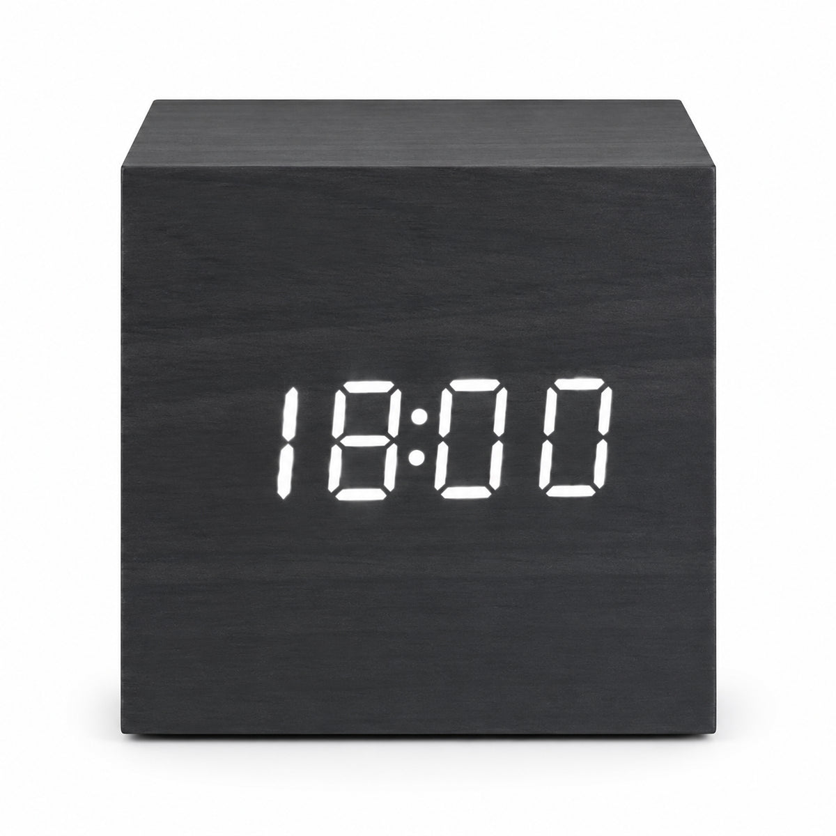 Cube — Réveil Numérique en Bois