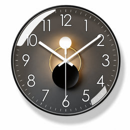 Horloge murale Sélène en forme de lune, Côté Horloge