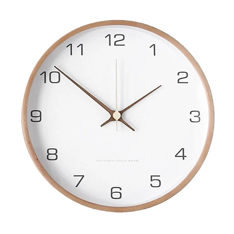 Horloge murale design Sienne de couleur taupe, moderne et élégante, par la marque Côté Horloge, pour décoration intérieure.