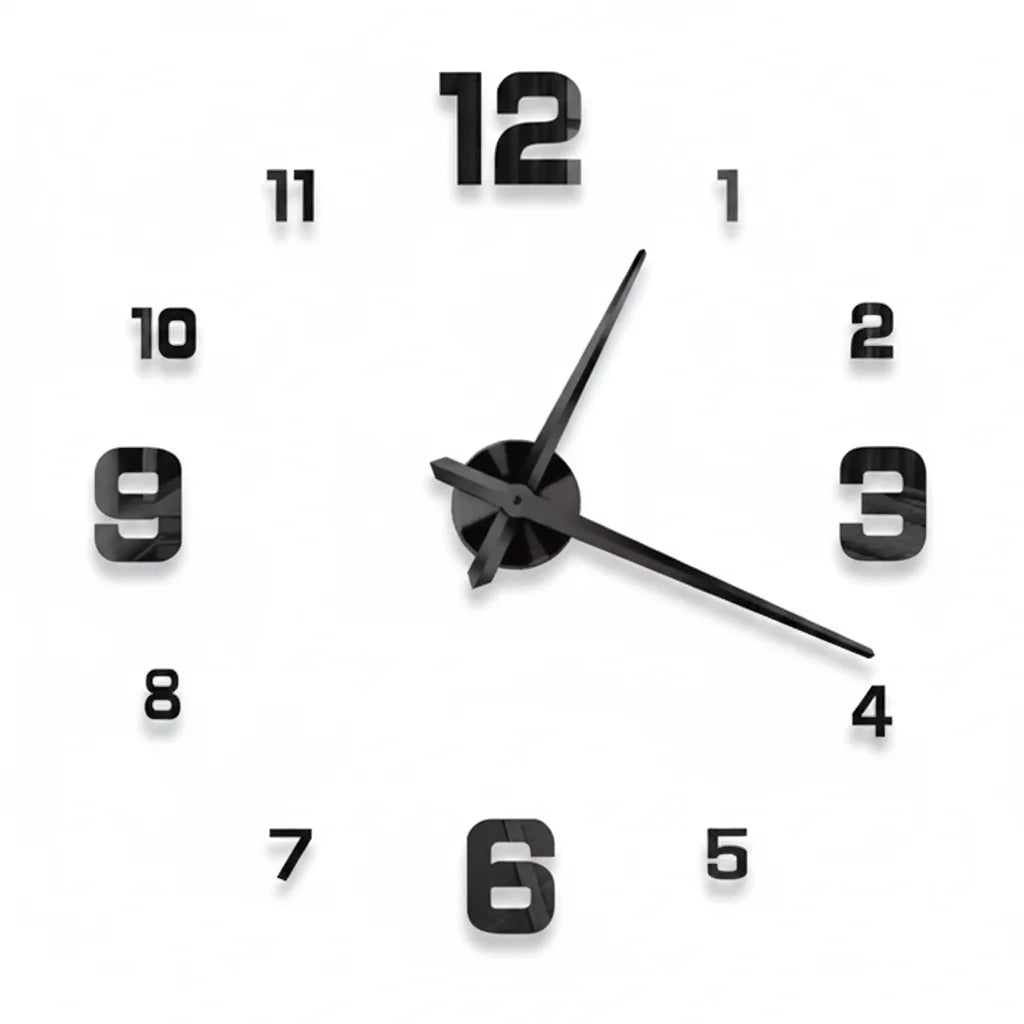 Zénith — grande horloge murale 3D design moderne